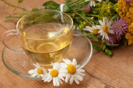 ♥ - daisies, flowers, tea, soft