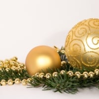 Golden Christmas Decorations