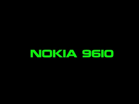 Nokia 9610 - green, nokia, black, intel