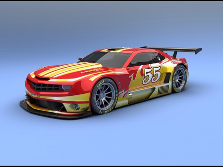 Chevrolet Camaro ALMS Style Race Car 2010 By Vizualtech - style, chevrolet, camaro, by, race, car, 2010, alms, vizualtech