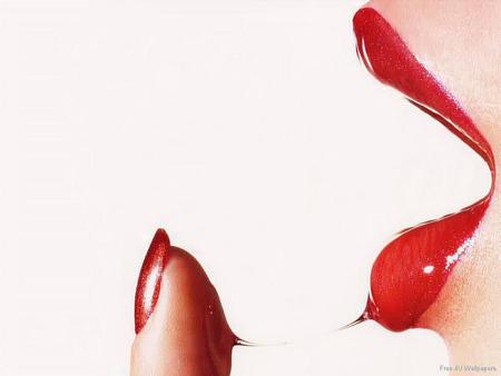 Lips - white, lips, red