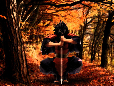 Hatred Uchiha Madara - naruto, evening, hatred, cool, clan, man