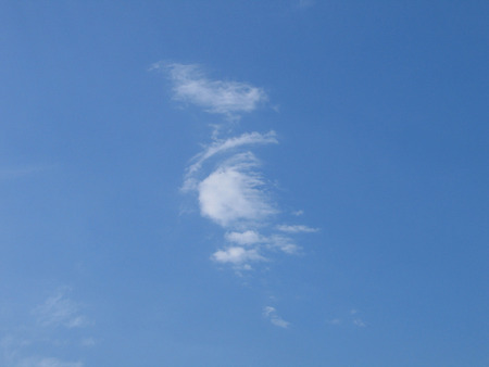 Drifting Cloud - cloud, peaceful, blue