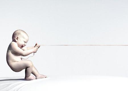 Strength of the Child - kid, rope, baby, pull, child, line