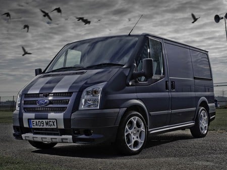 Ford Transit Sportvan Silver Grey 2009 - silver, grey, ford, sportvan, transit, 2009