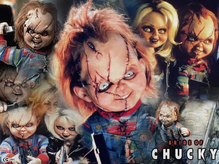 Bride of Chucky - bride, devil doll, married, chucky, movie, tiffany