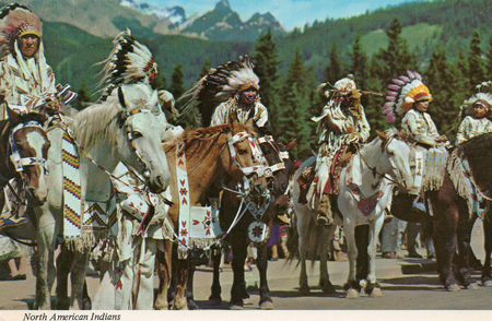 indians of to day - indians, on horse back