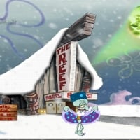 Spongebob Squarepants Movie Theatre Winter Background