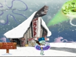 Spongebob Squarepants Movie Theatre Winter Background