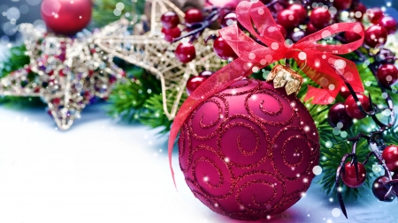 Christmas Still Life F - wide screen, photography, still life, occasion, christmas, december, beautiful, holiday, photo