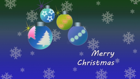 Merry Christmas - Colourful, Decorations, Christmas, Merry