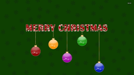 Merry Christmas - merry, wallpaper, christmas, decorations