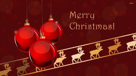 Merry Christmas - Wallpaper, Decorations, Christmas, Merry