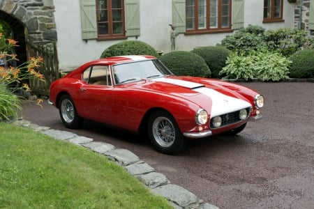 14 of the Most Expensive Cars Sold at Auctions in 2015 - red, white stripe, classic, ferrari