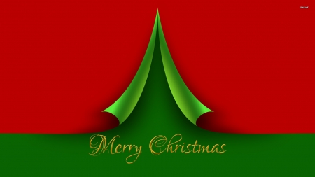 Merry Christmas - merry, wallpaper, ribon, christmas