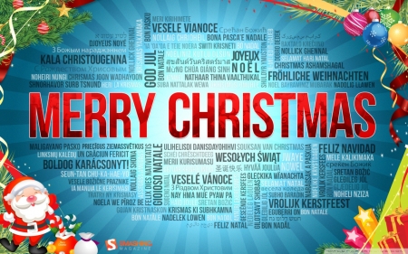 MERRY CHRISTMAS EVERYONE - languages, merry, everyone, christmas