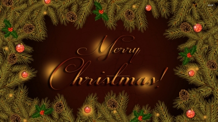 Merry Christmas - Wreif, Decorations, Christmas, Merry