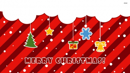 Merry Christmas - Wallpaper, Decorations, Christmas, Merry