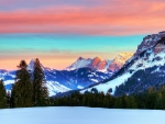 Swiss Alps In Winter