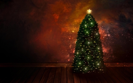 Christmas Tree - Christmas, advent, tree, lights