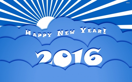 Happy New Year - year, 2016, new, happy