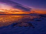 Snowy Beach