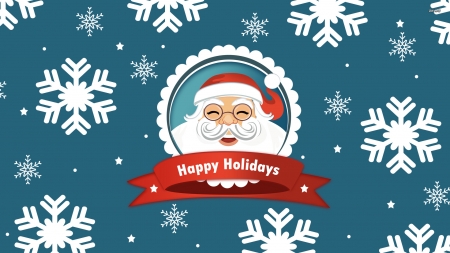 Smiling Santa Clause - santa, clause, wallpaper, smiling