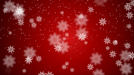 Snow Flakes - flakes, background, snow, red