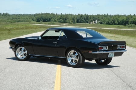 68 Camaro - classic, bowtie, black, gm