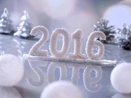 Happy New Year....2016 - new year, winter, 2016, snow