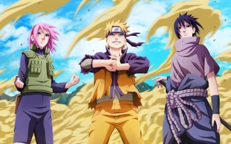 TEAM 7 IS BACK - SAKURA, SAKURA HARUNO, NARUTO UZUMAKI, SASUKE UCHIHA, NARUTO