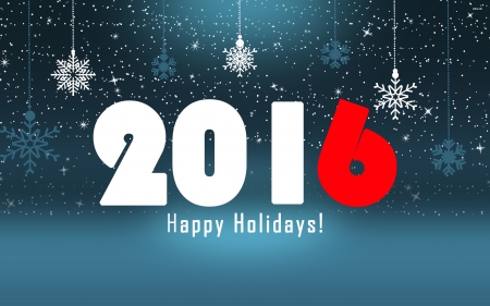 Happy New Year - holidays, 2016, year, new, happy