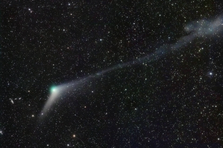 Comet Catalina Tails - space, fun, comet, stars, cool