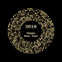 2016 On Golden Sparkly Circles