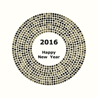 2016 On Golden Sparkly Circles