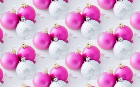 Christmas pattern - ball, white, paper, pattern, pink, craciun, texture, christmas