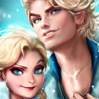 Elsa and Jack Frost