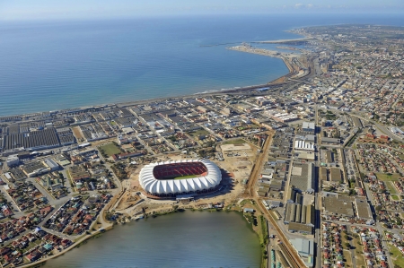 Port Elizabeth - South Africa - Port Elizabeth, South Africa, city, stadium, day, new