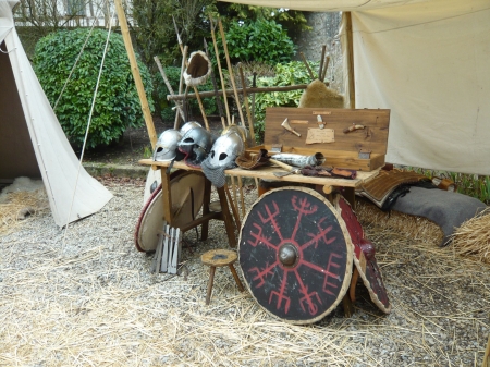 camp - medieval, france, provins, viking