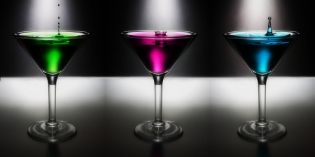 MARTINI - drink, glass, colorful, color, cheers