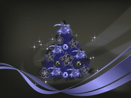 Fractal Christmas Tree - holiday, fractal, tree, christmas