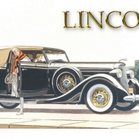 1935 Lincoln Brunn Convertible Victoria