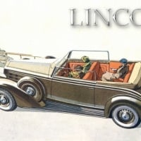 1936 Lincoln Brunn Convertible Victoria