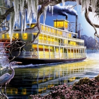 Ghostly Steamboat