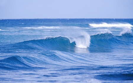 Waves - waves, ocean, nature, amazing