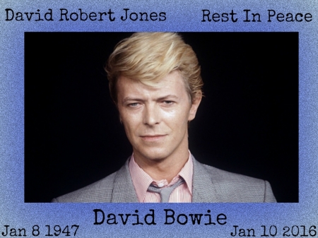 DAVID BOWIE - BOWIE, 2016, DAVID, DIED