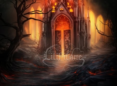 â™¥ - gate, fantasy, abstract, art