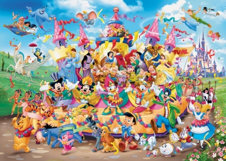 Carnival - carnival, disney, colorful, all, animation