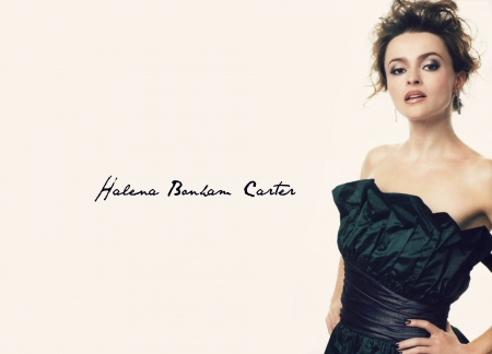 Helena Bonham Carter - white, woman, actress, girl, helena bonham carter, black