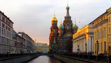 st. petersburg - beautiful, city, colors, river